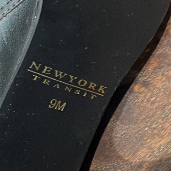New York Transit Dark Brown Leather Boots Size 9 - Picture 3 of 7